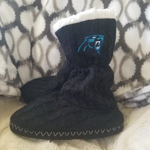 Carolina Panthers bootie slippers